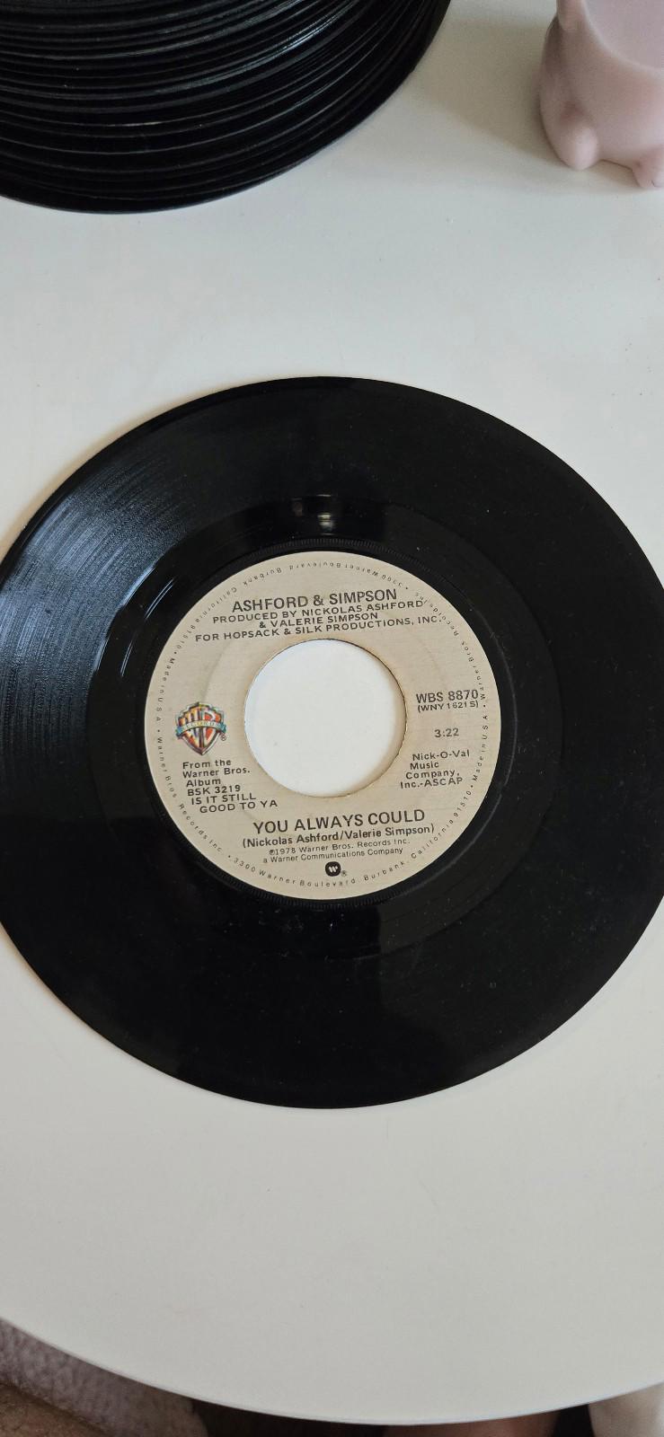 7-inch vinyl record Found a Cure, & You Always Could by Ashford & Simpson.