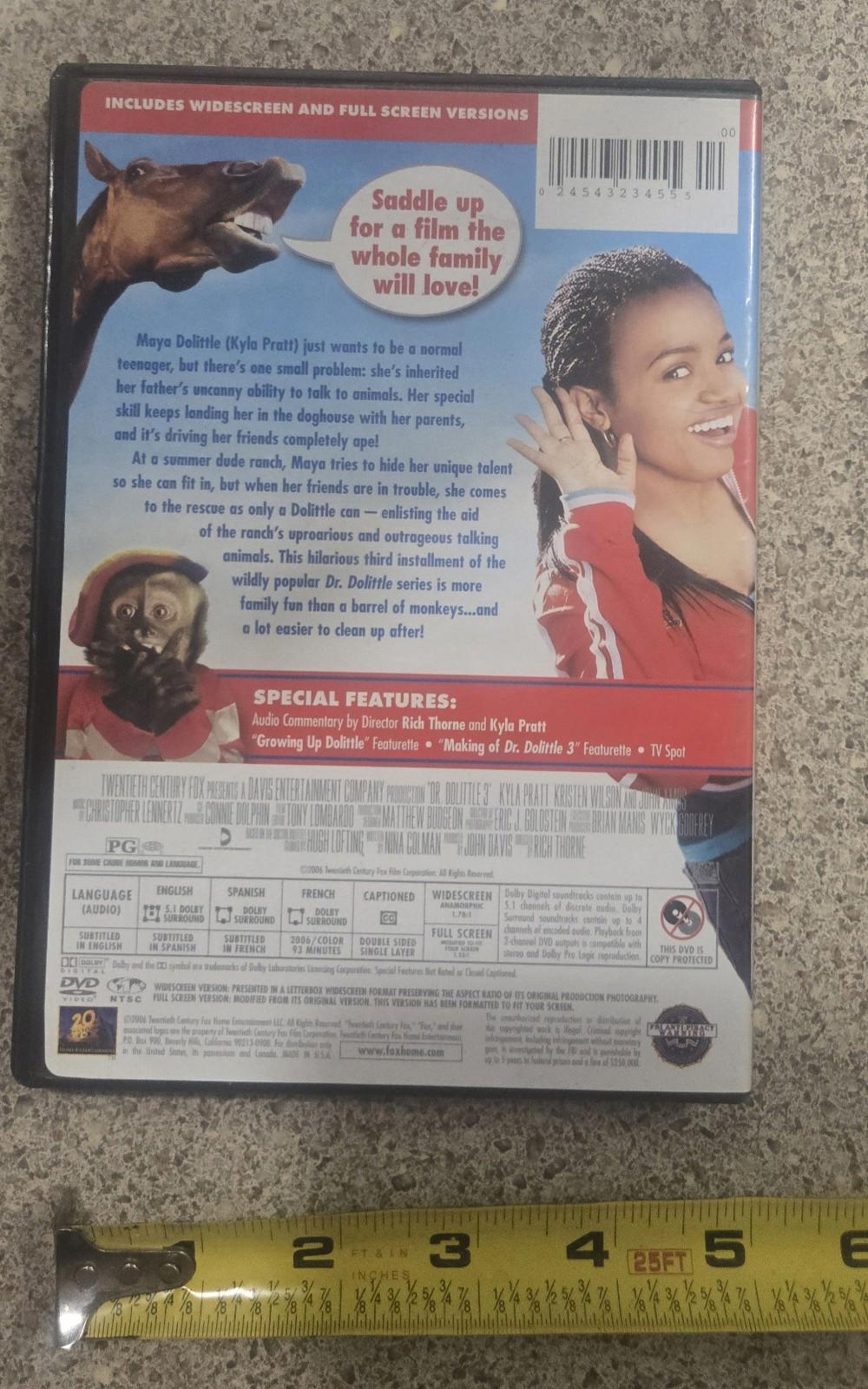 Dr. Dolittle 3 (DVD, 2006)