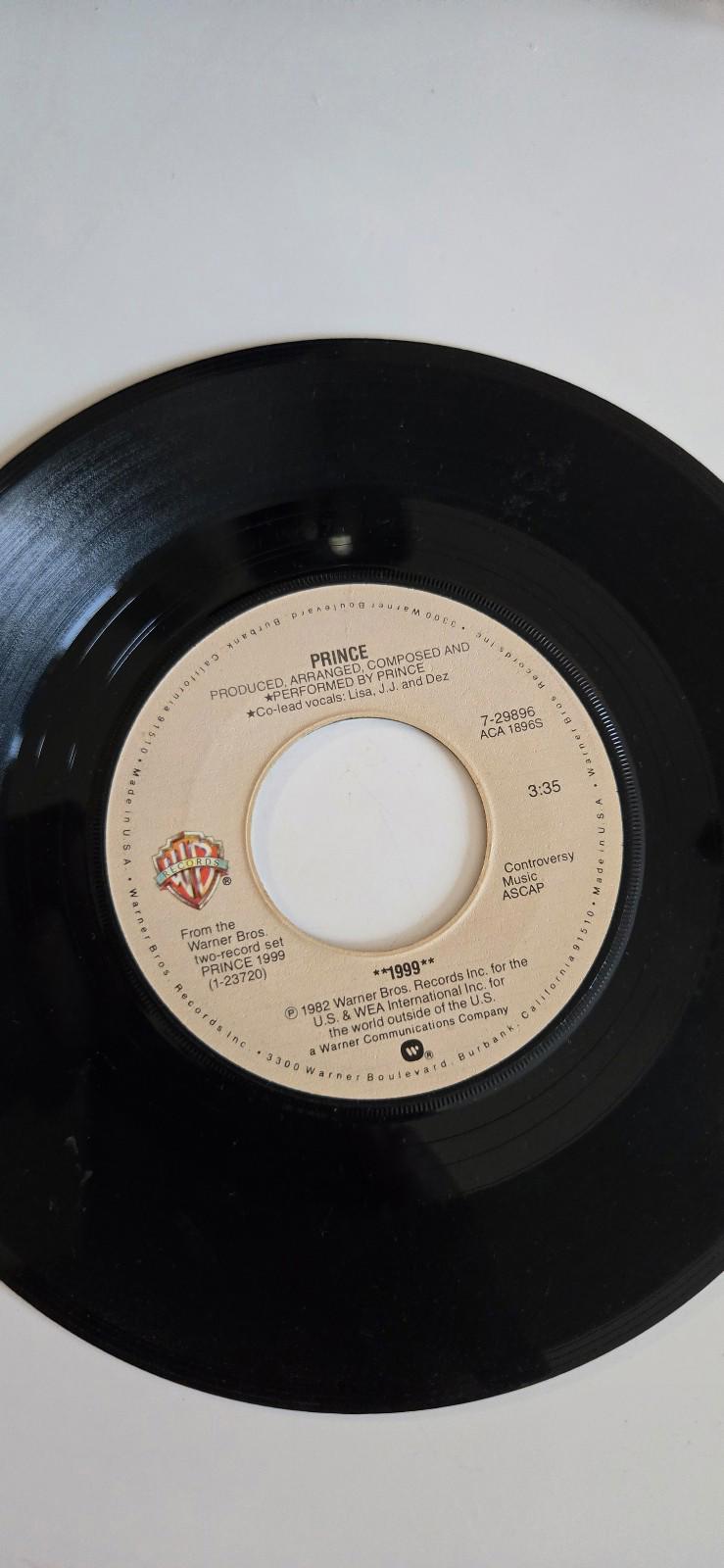 7-inch, 45 RPM vinyl 1999 by Prince How Come U Don't Call Me Anymore?