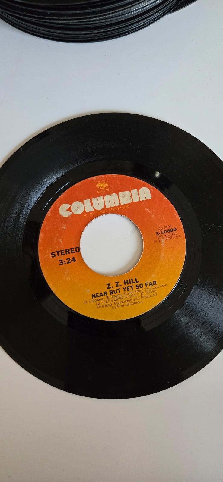 7-inch 45 RPM Vinyl This Time They Told The Truth"Near But Yet So Far" Z.Z. Hill