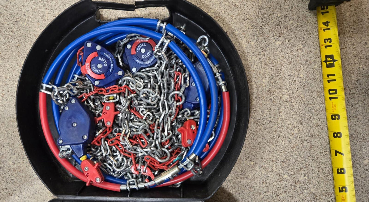 One Pair Auto Track Self Adjusting Automotive Tire Chains