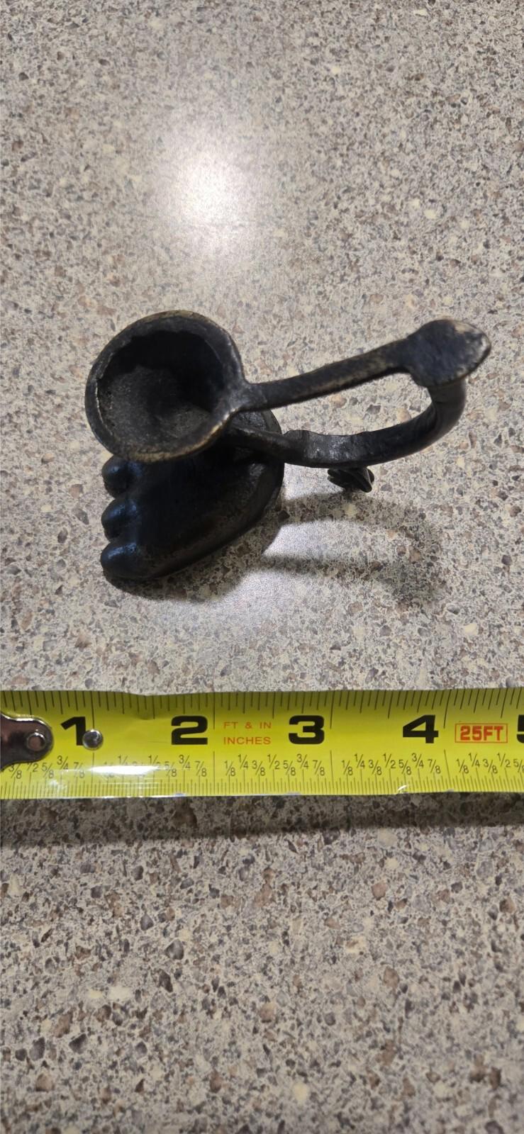 Antique Bronze Oil Lamp Holder for Oil Lamp No Burn Home Decor