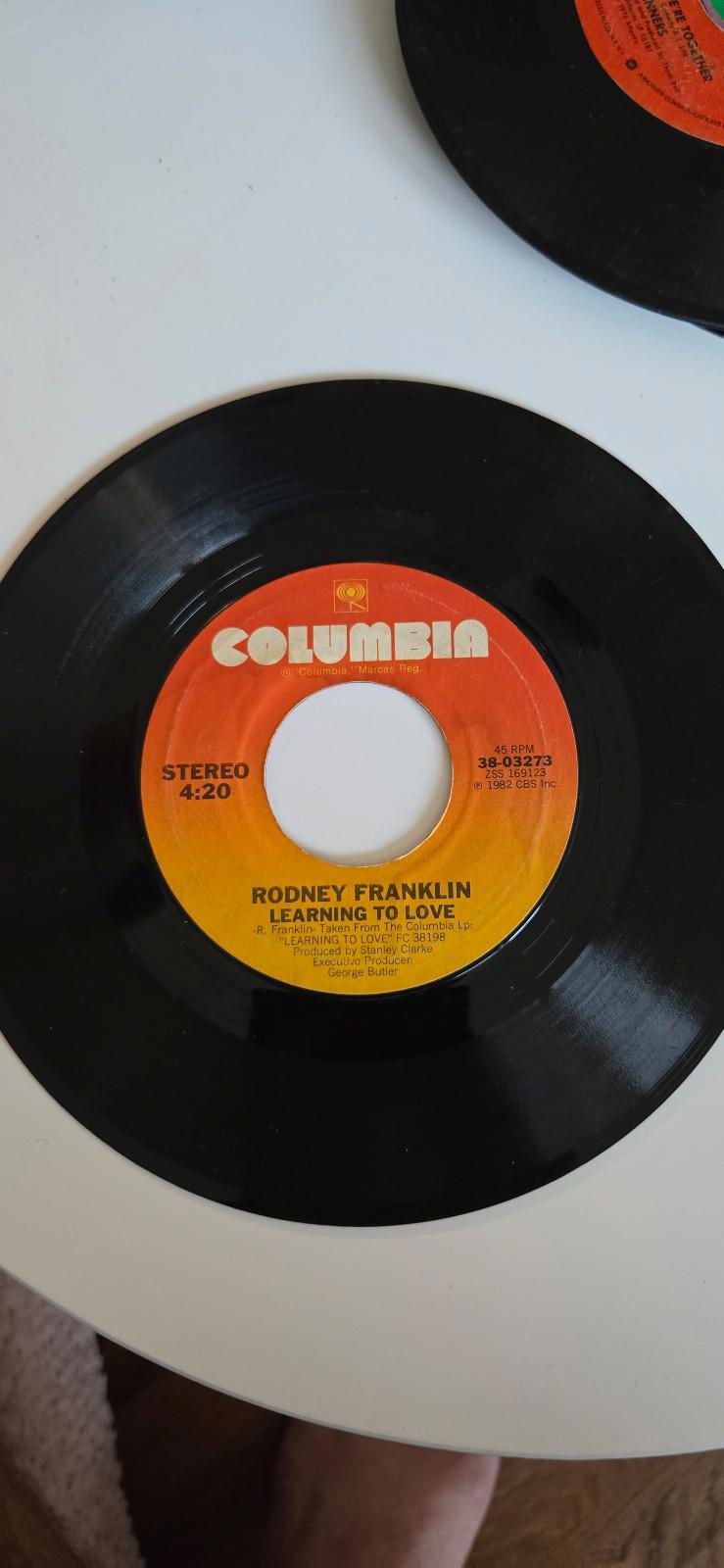 7-inch 45 RPM Vinyl Record "Enuff Is Enuff". "Learning To Love". Rodney Franklin
