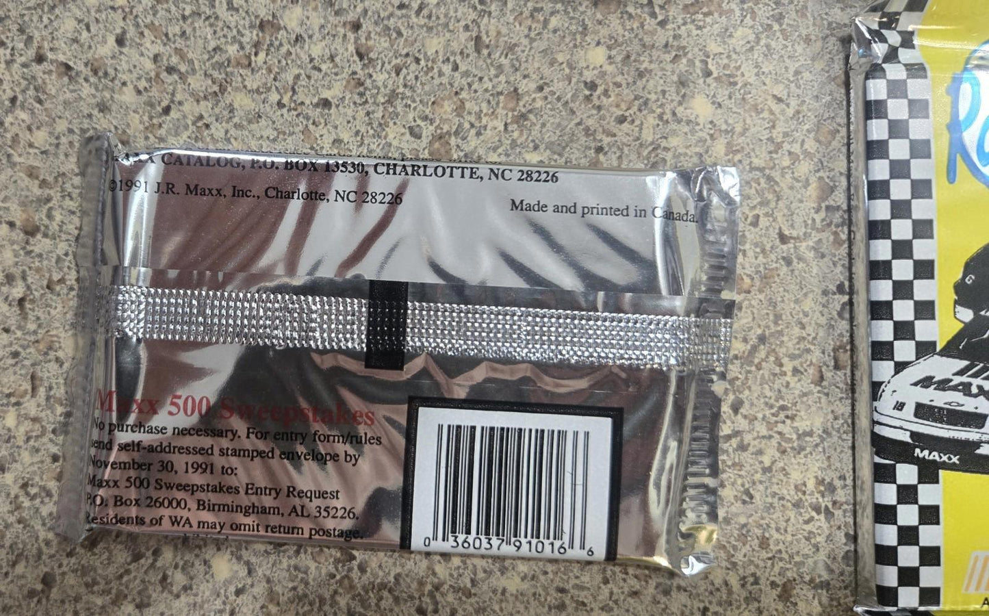 1991 Maxx Racing NASCAR Race Car Cards Factory Sealed 5 Pack