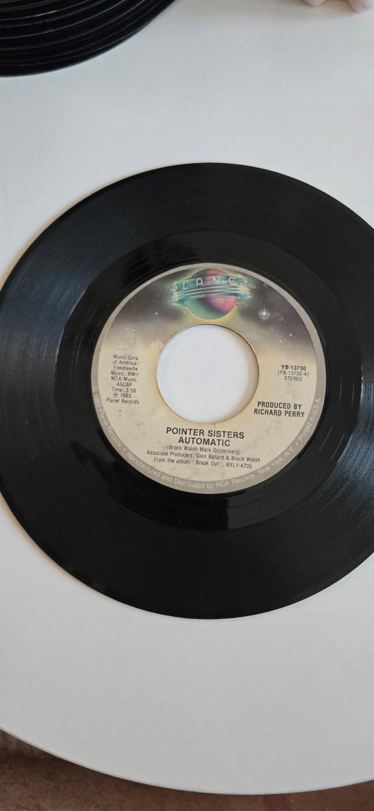 7-inch vinyl 45 RPM LP Automatic, "Nightline" by the Pointer Sisters