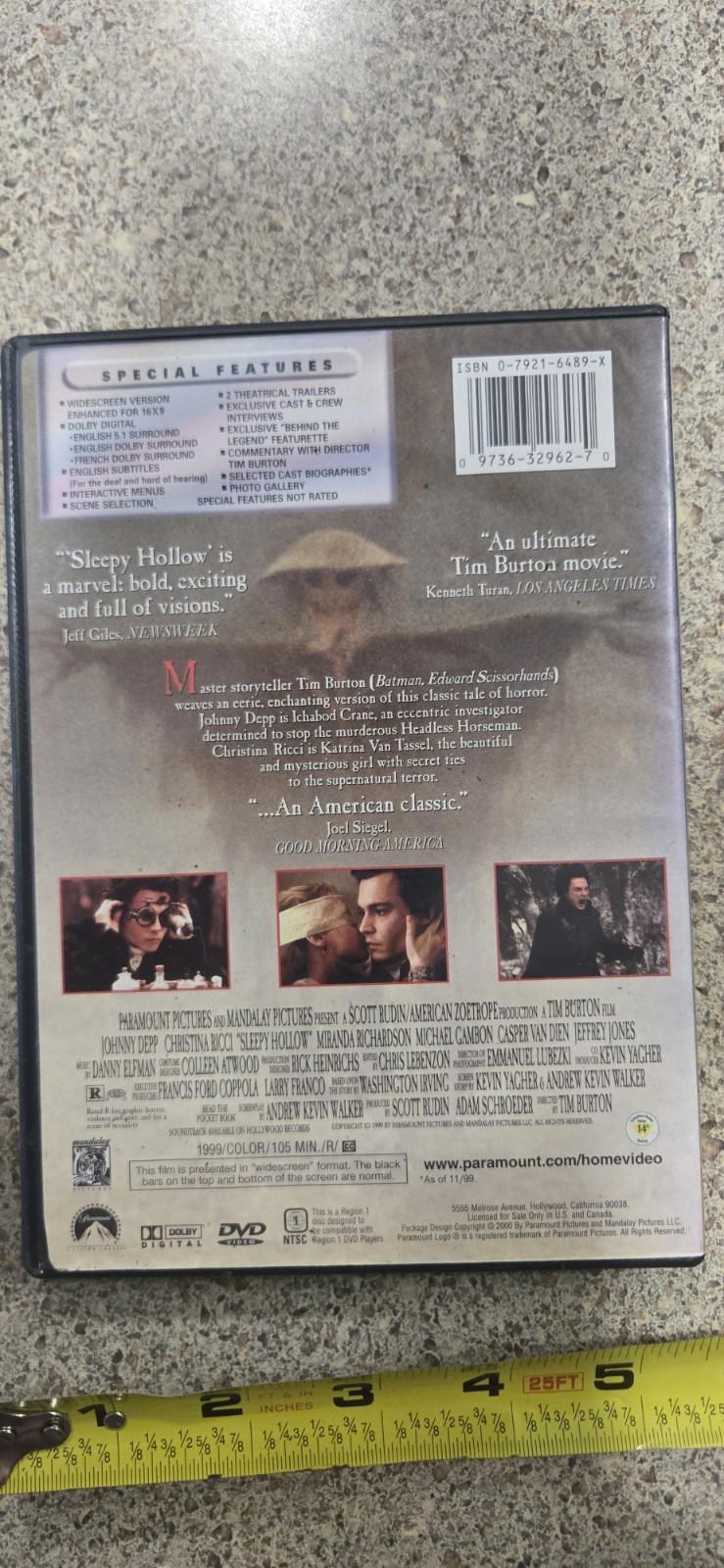 Sleepy Hollow (DVD, 2000, Sensormatic)