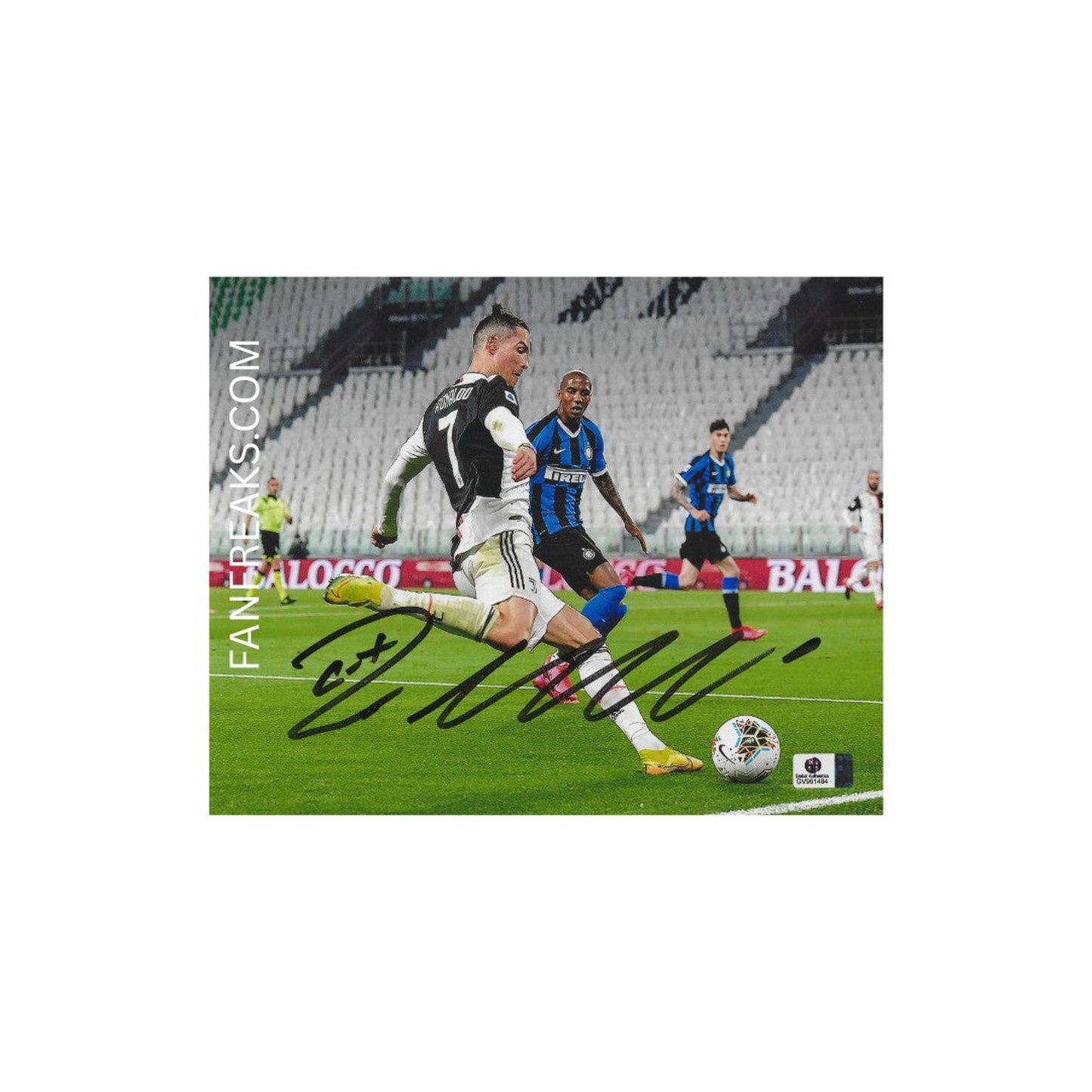 Autographed Cristiano Ronaldo Juventus FC 8x10 Photo Reprint