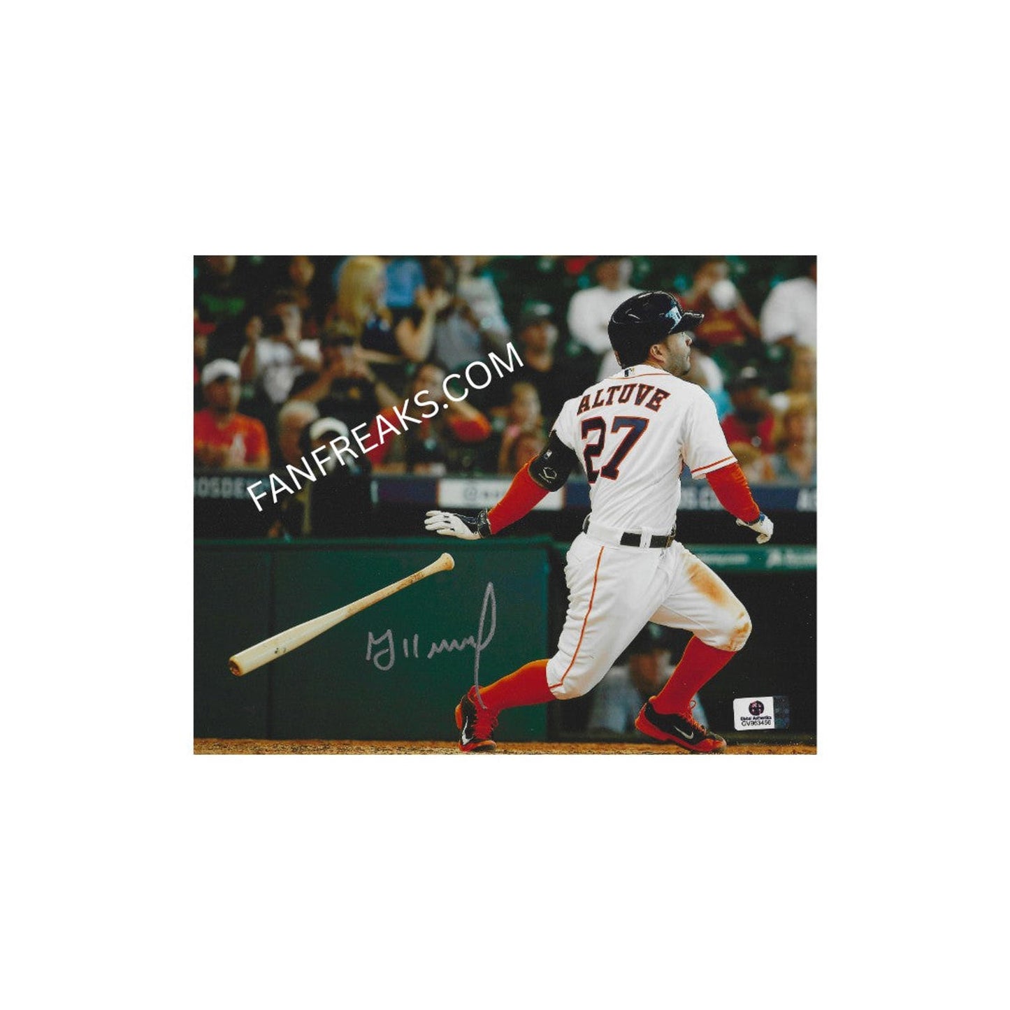 Autographed Jose Altuve Houston Astros 8x10 Reprint