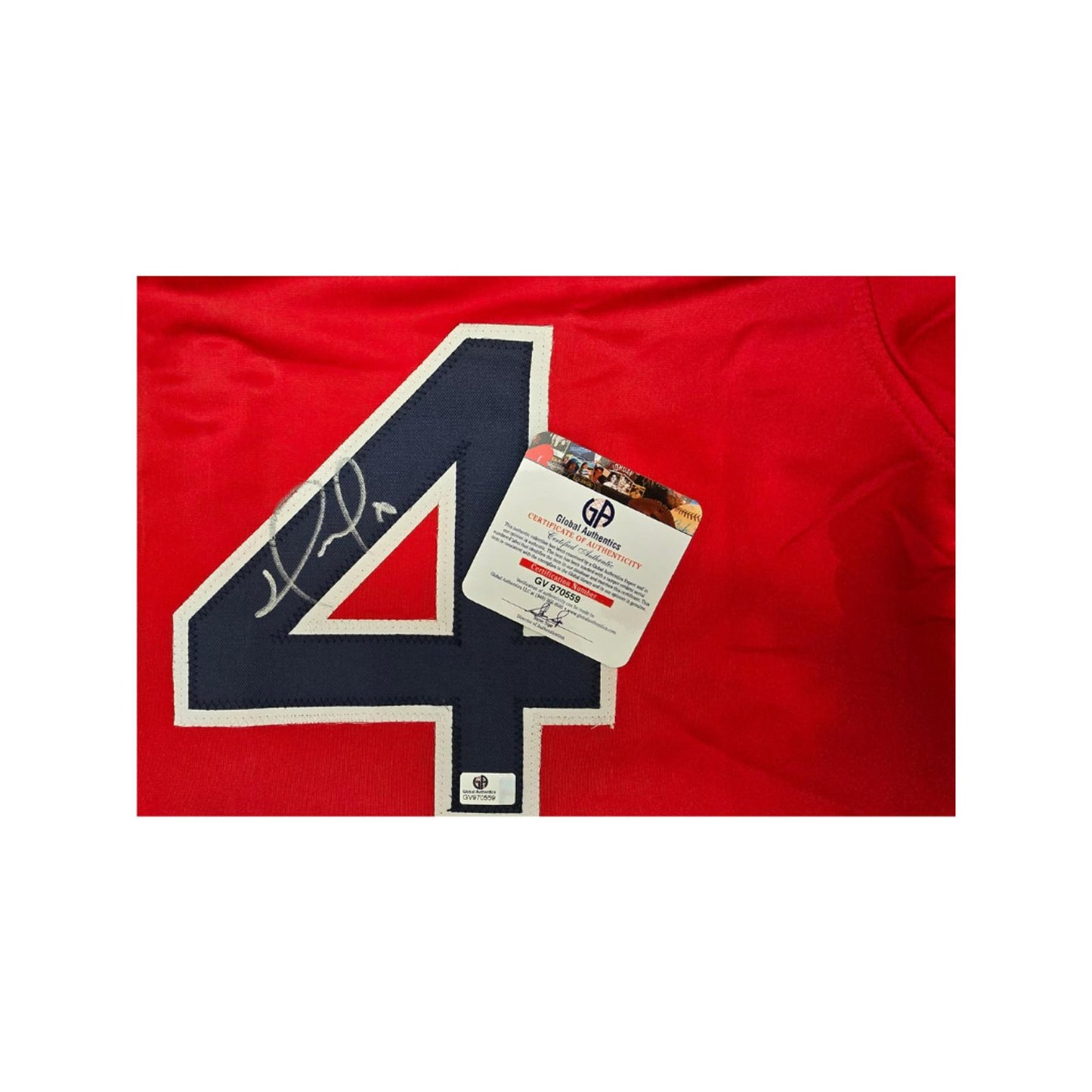 David Ortiz Boston Red Sox Autographed Custom Baseball Jersey With COA