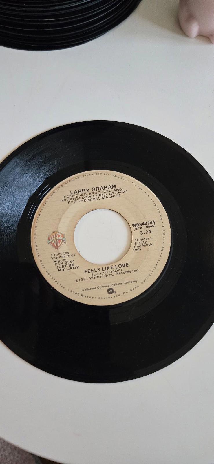 7-inch vinyl by Larry Graham. "Just Be My Lady" & "Feels Like Love" 1981