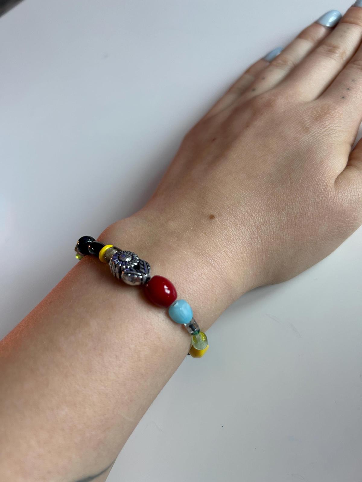 Colorful Beaded Bracelet - Unique Handmade Accessory