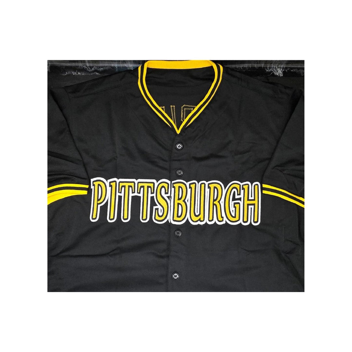 Autographed Oneil Cruz Pittsburgh Black Baseball Jersey With 2 COA'S