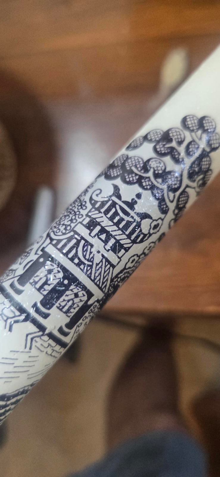 Decorative Candle Japanese-style Pagoda and Landscape