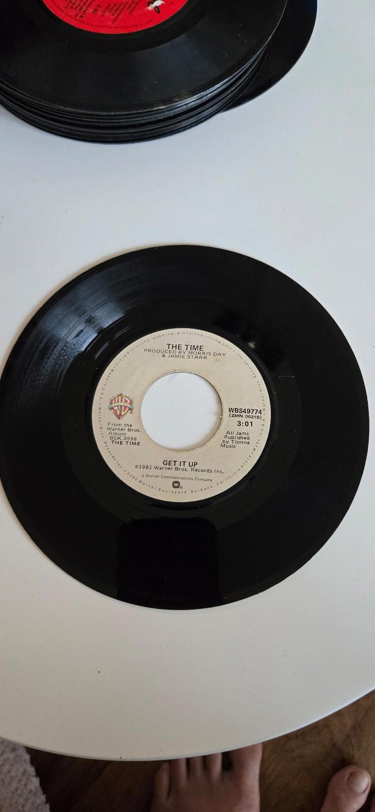 7-inch 45 RPM Vinyl Record By The Time "After High School" "Get It Up"