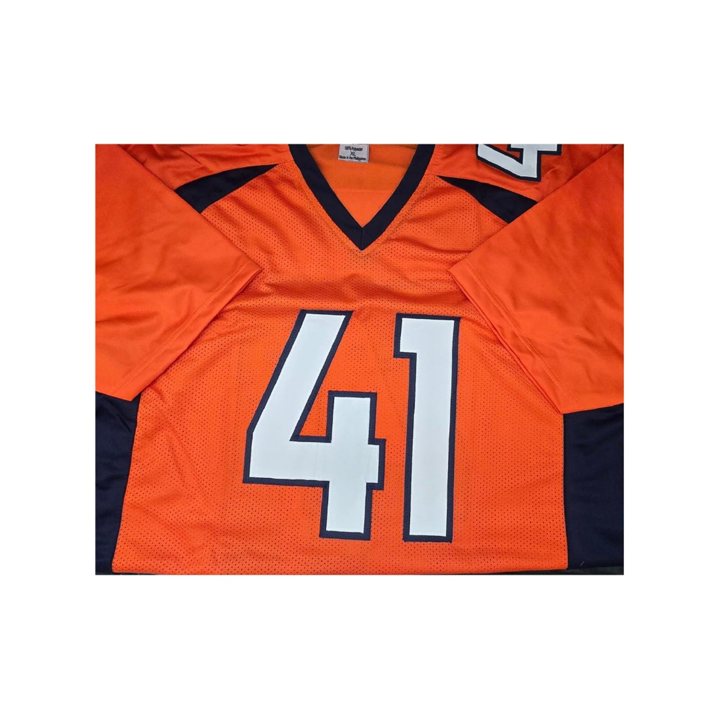 Drew Sanders Denver Broncos Autographed Custom Football Jersey Hologram
