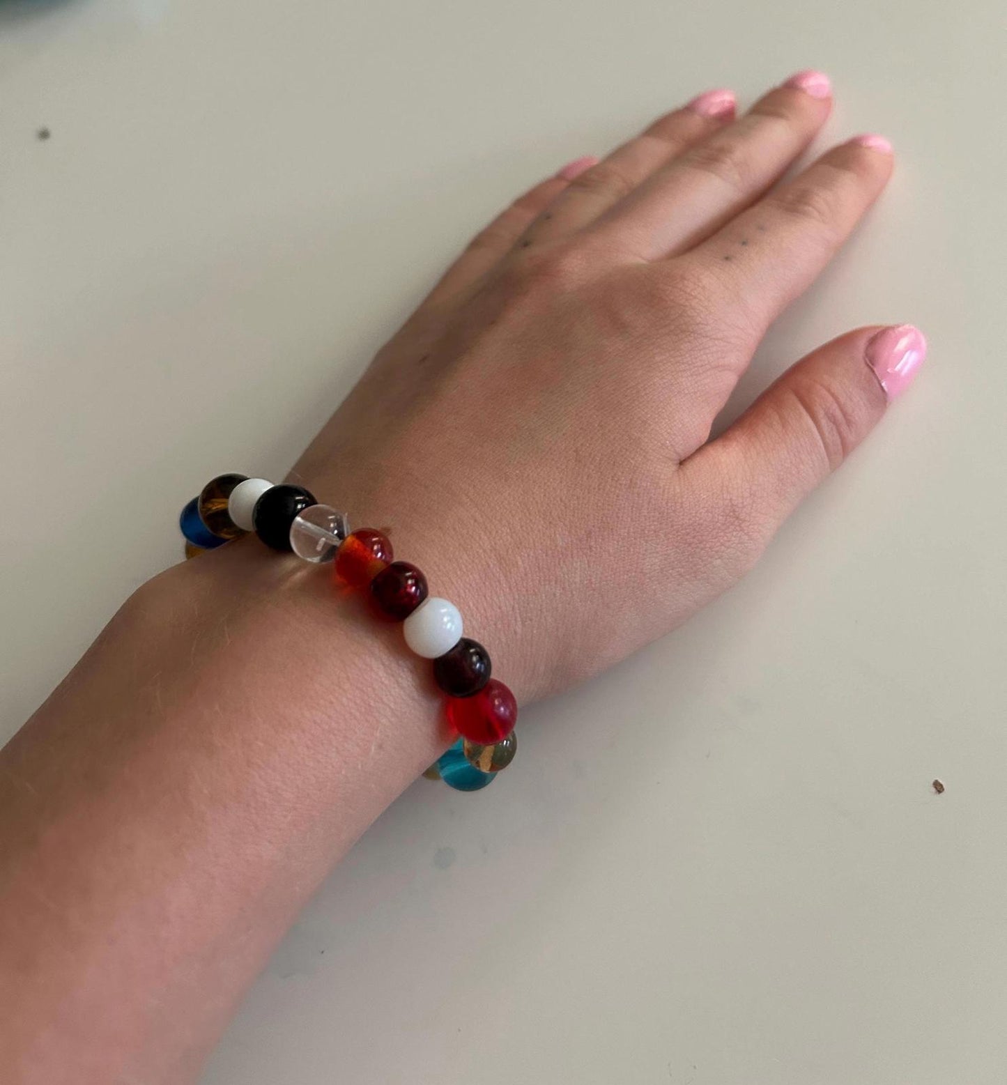 Vibrant Multicolored Beaded Bracelet