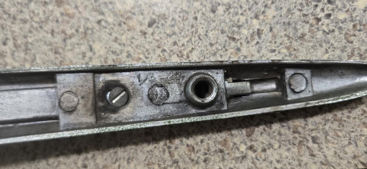 VTG Art Deco DeSoto Metallic Hood Ornament 1940's Lady Goddess 9762185424 & Base