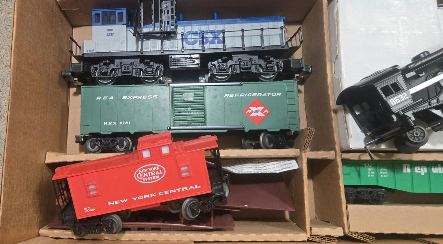 Bulk Variety of Train Cars K-line Electric Lionel New York Central Flyer 027