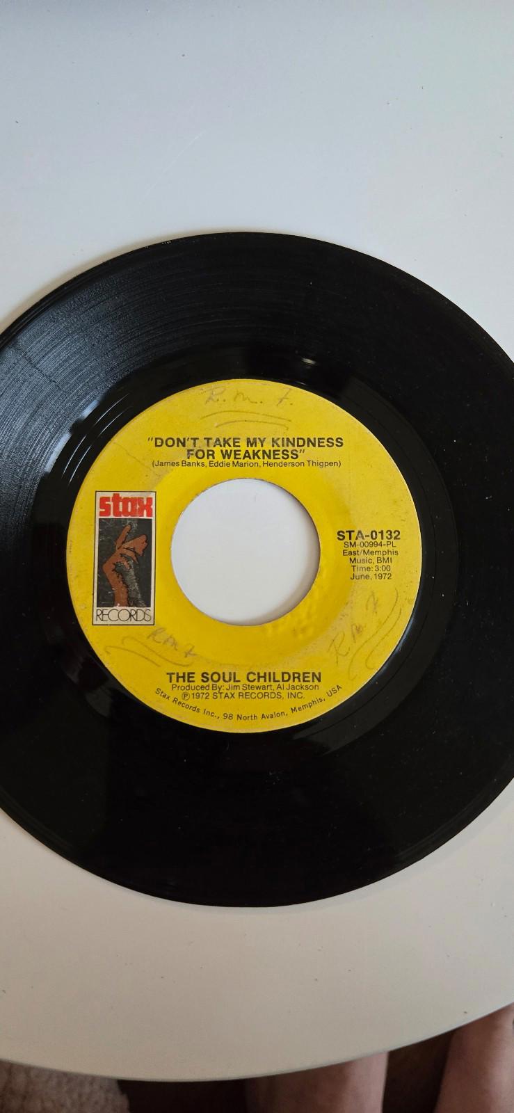 7-inch 45 RPM Vinyl Record Just the OneDon't Take My Kindness For Weakness