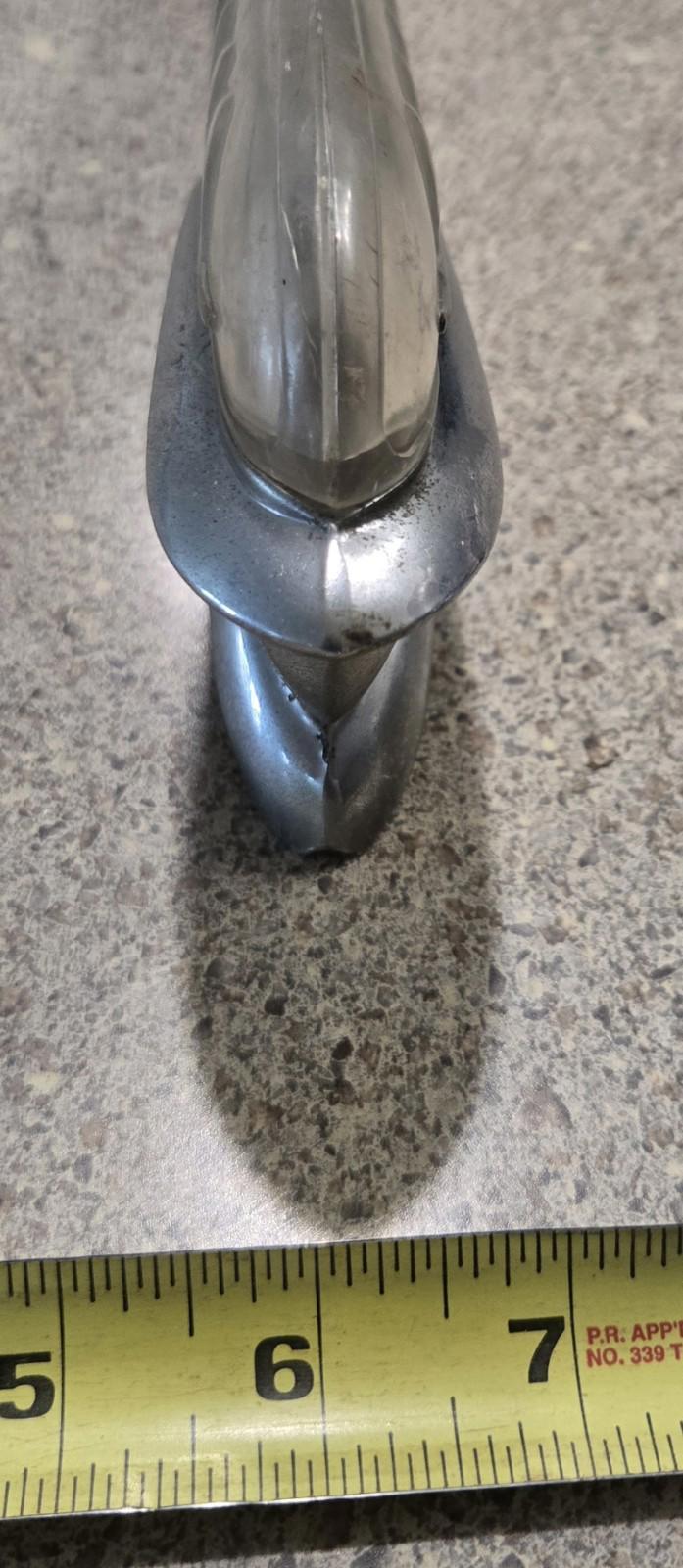 VTG Late 40's Chrome And Lucite Illuminated Plymouth Mayflower Hood Ornament