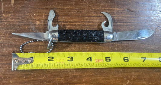 Vintage Imperial Kamp King 4 Blade Pocket Knife Scout Camp Hiking