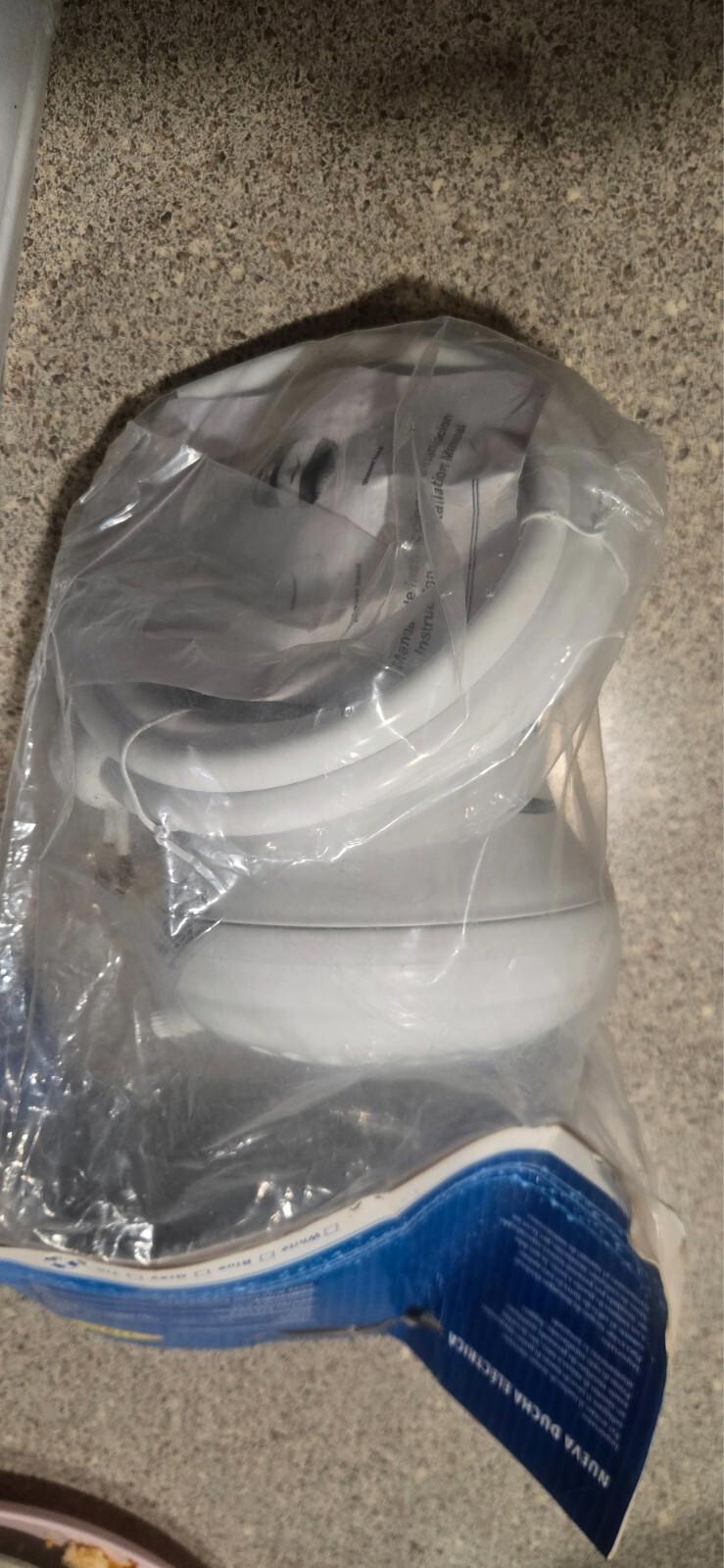 Instant Heat Heated Shower Head and Hand Shank