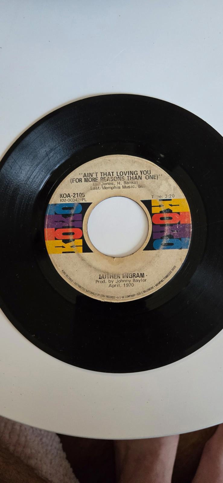 7-inch 45 RPM Vinyl RecordHome Don't Seem Like HomeAin't That Loving You Luther