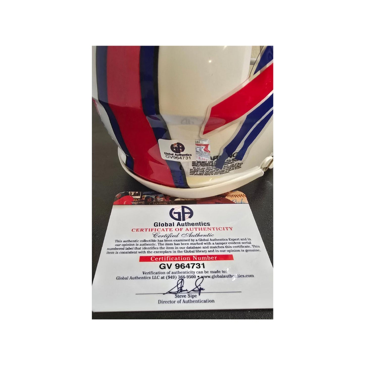 Amari Cooper Buffalo Bills Autographed Riddell Mini-Helmet coa