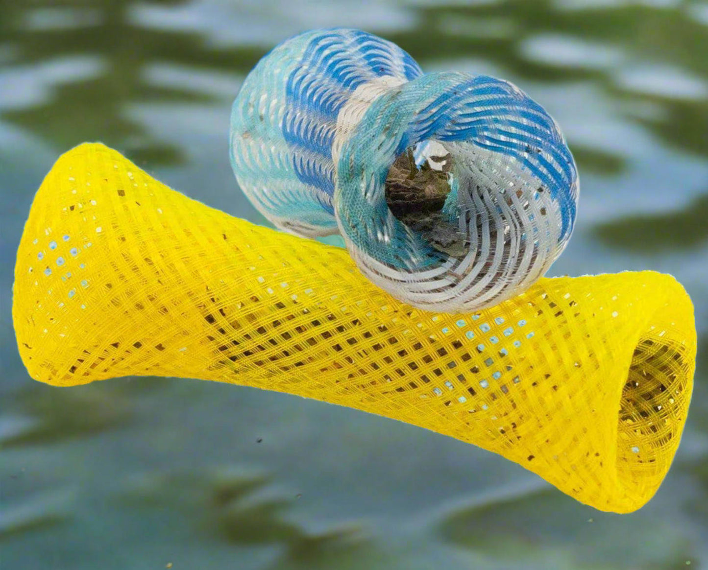 49 PCS Cat Spring Toy for Kitten Catnip Bag Mesh Tubes Spring Cat Toy Bulk