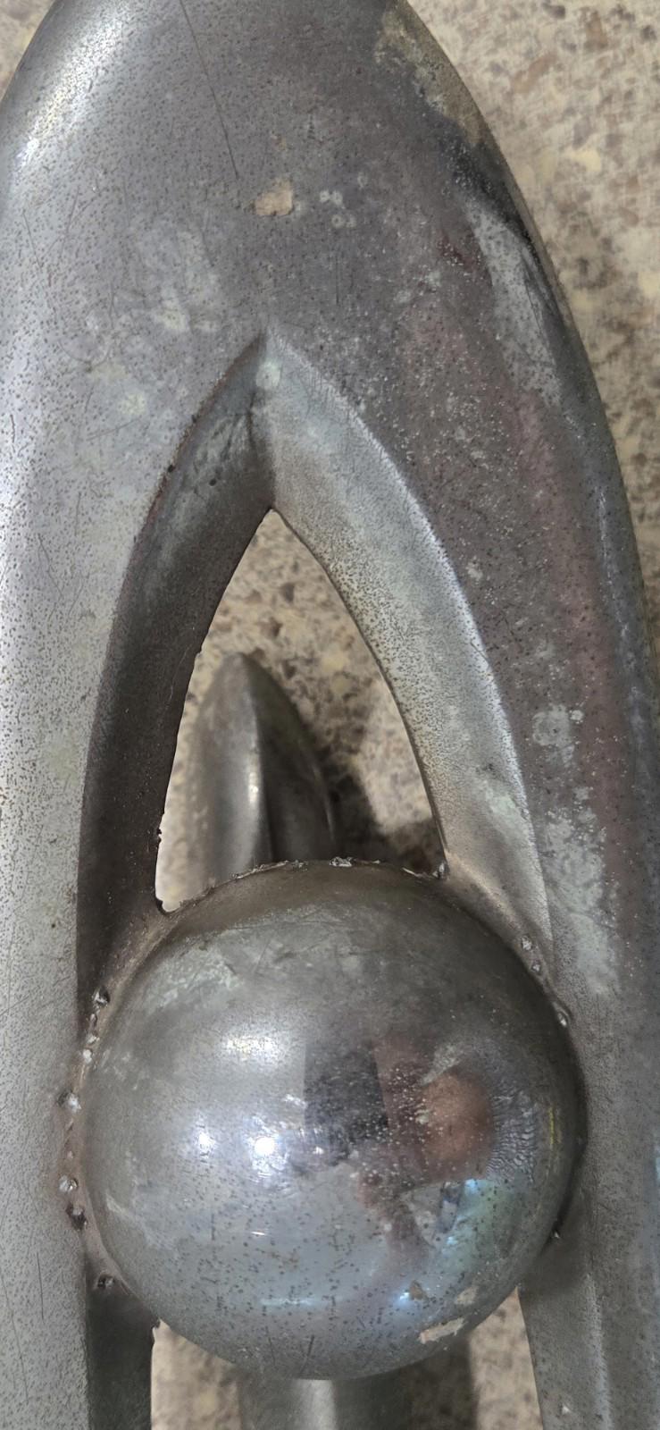 1955 Packard Patrician VTG Hood Ornament 10493 466446 Car Silver Chrome Art Deco