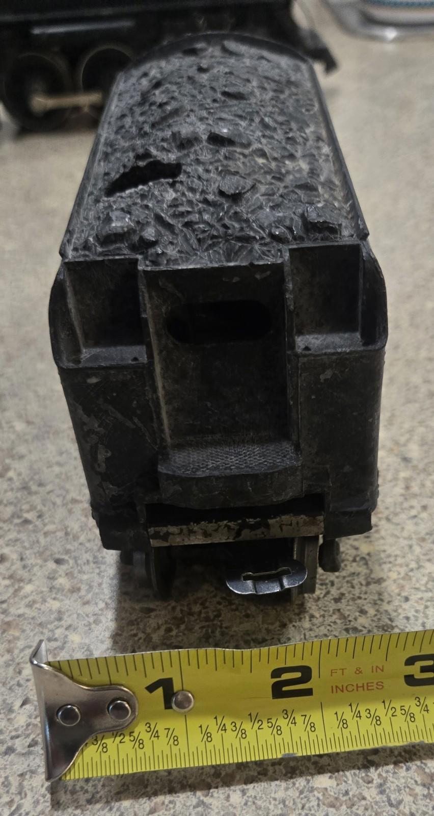 Post War Lionel Steam Locomotive # 224 Model Train W/ Whistle Coal Tinder 2466w