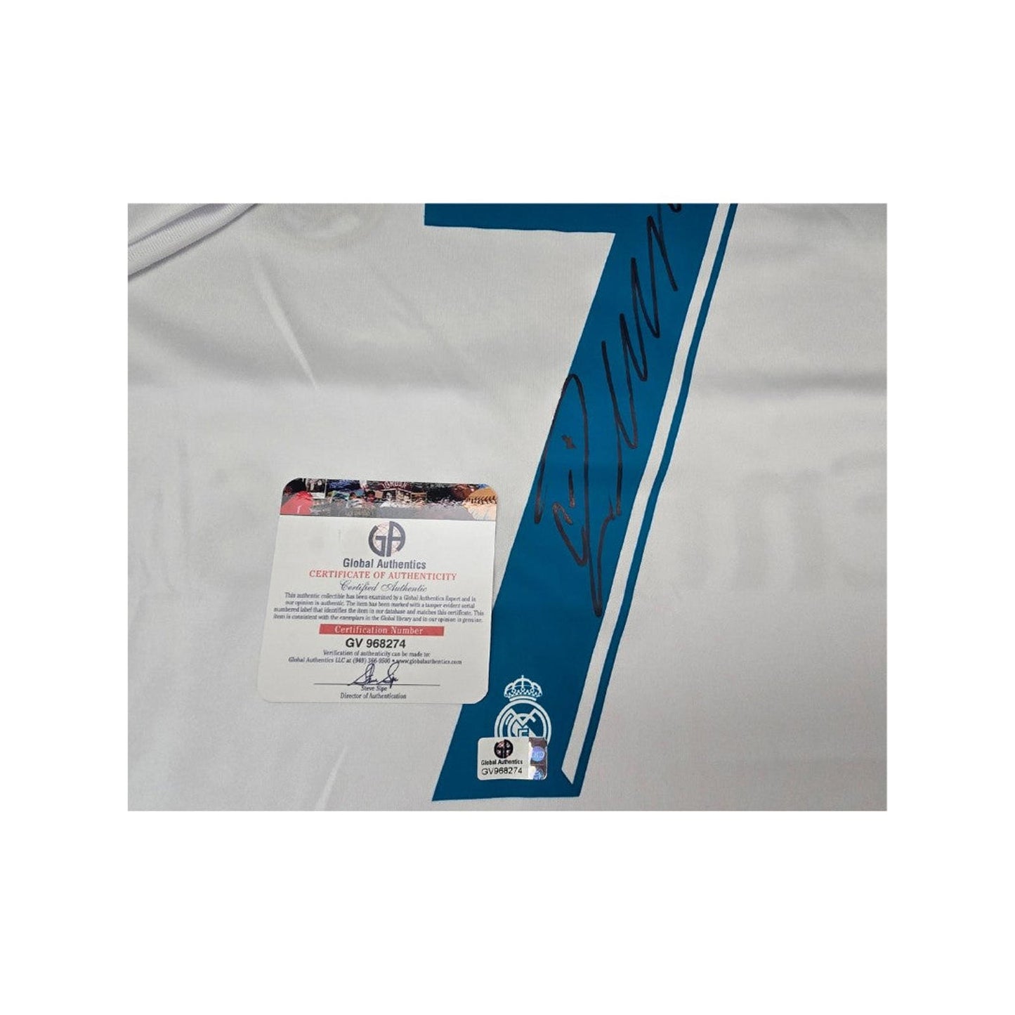 Cristiano Ronaldo Real Madrid Autographed 2014-15 Adidas Home Soccer Jersey coa