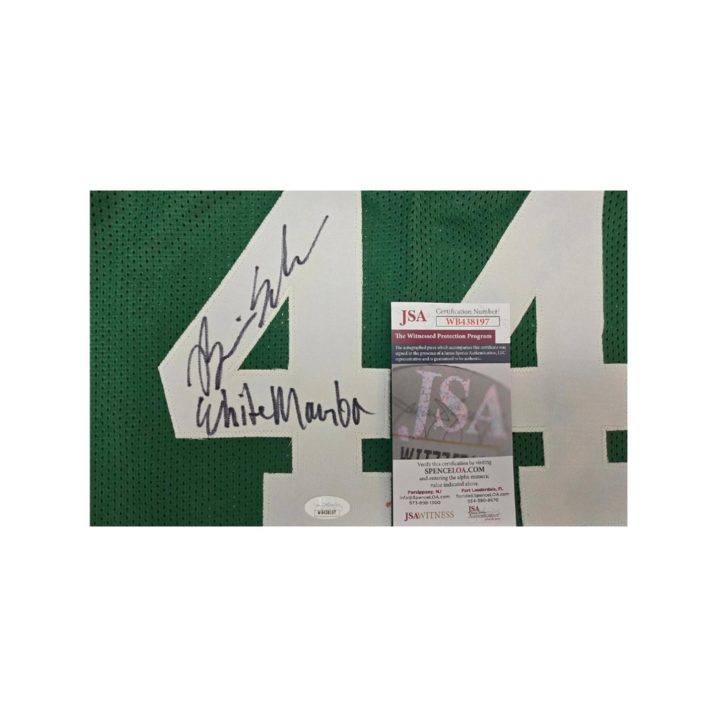 Brian Scalabrine Boston Celtics Autographed & Ins Custom Basketball Jersey coa