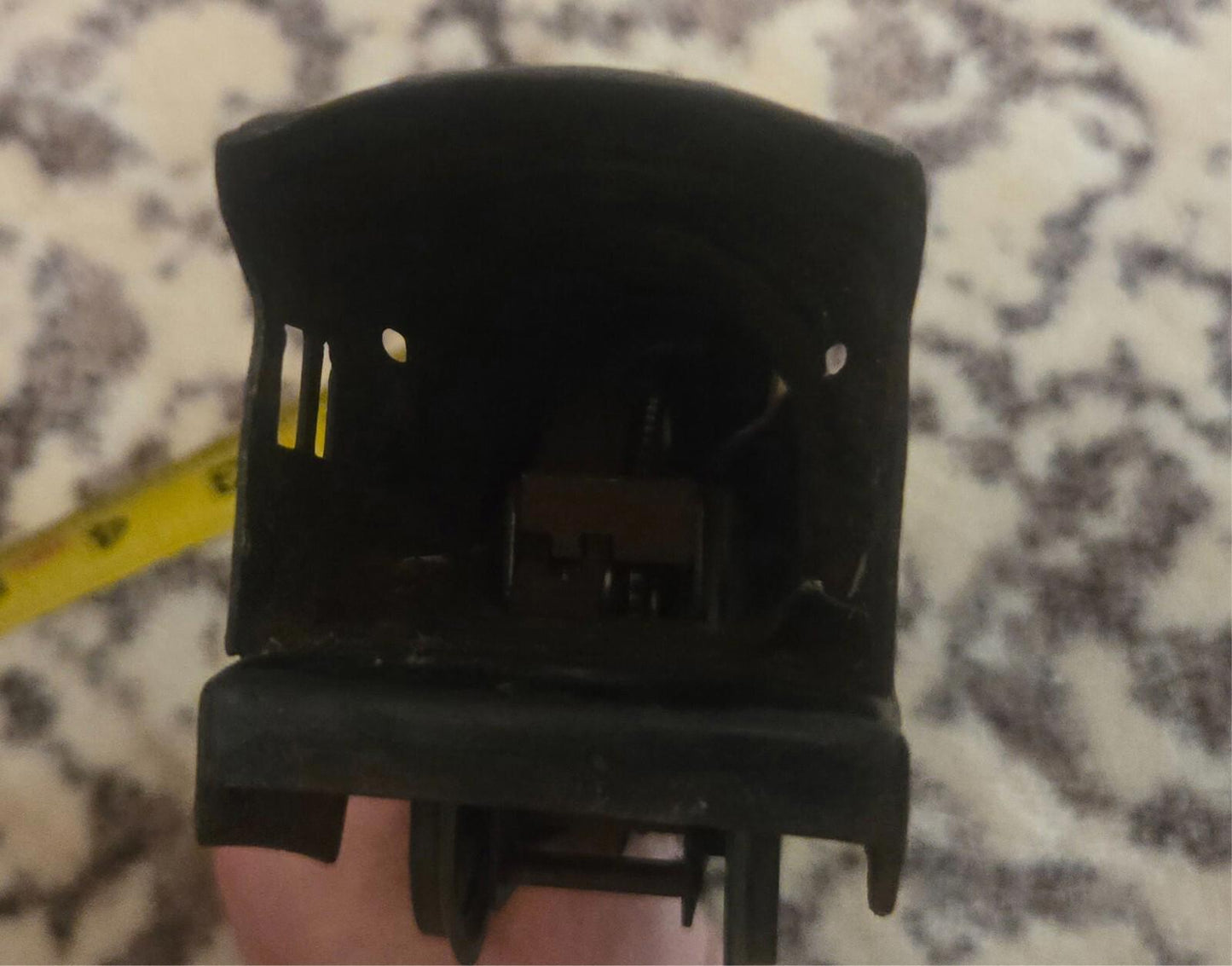 Vintage Marx Tin Metal Black Wind Up Railroad Locomotive No Key 1950's