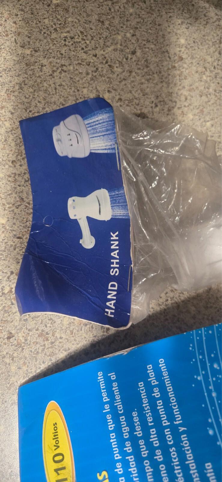 Instant Heat Heated Shower Head and Hand Shank