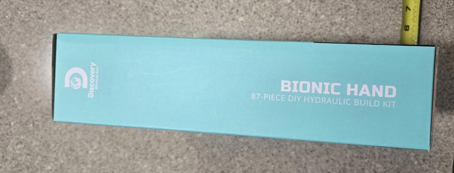 Discovery #Mindblown Bionic Hand Diy Hydraulic Build Kit Wearable Robot Toy