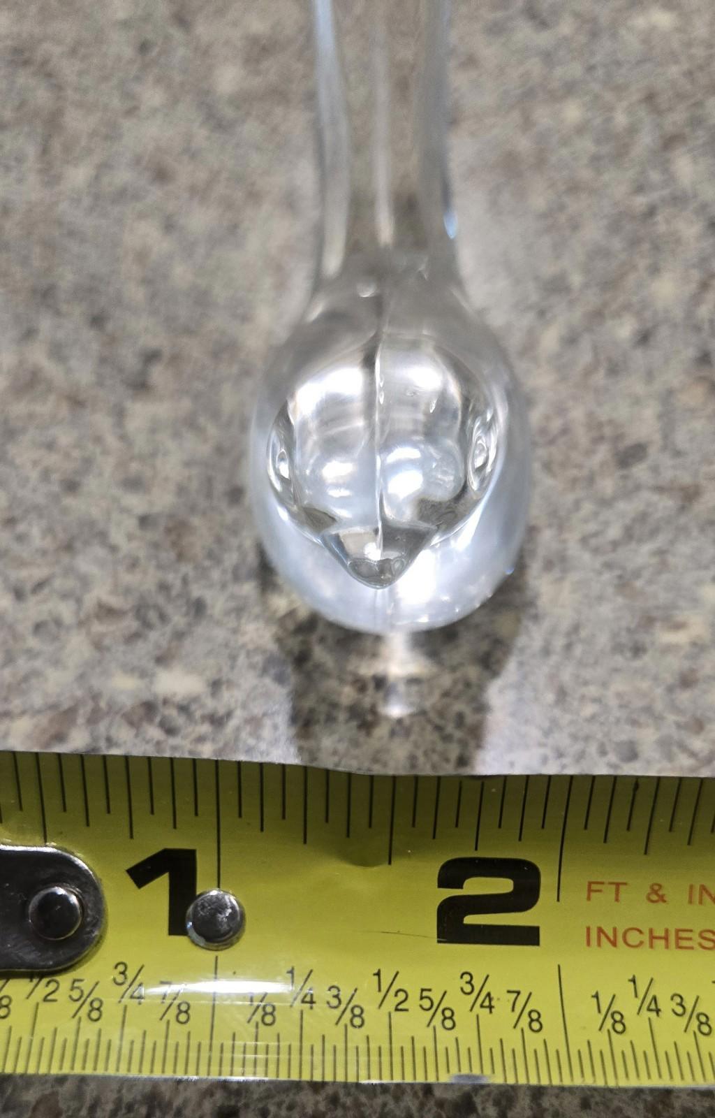 No. One  Vtg Glass .Miniature Heisey Sparrow Animal Figurine Knick Knack