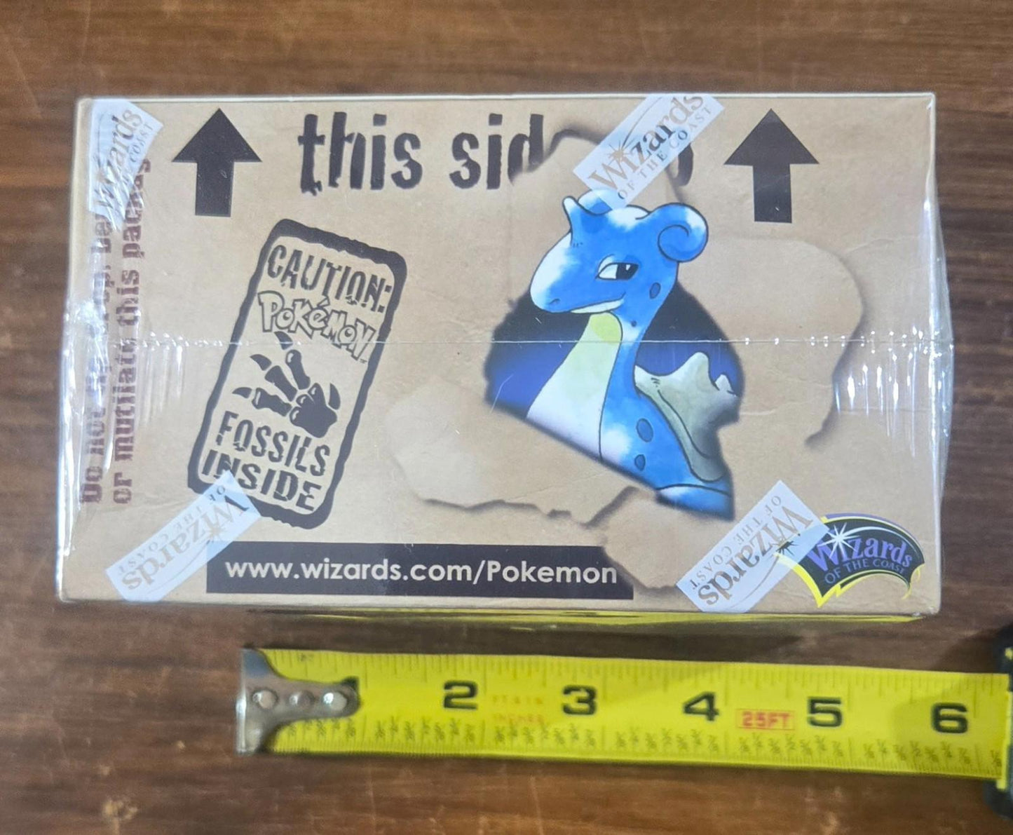 Factory Sealed st Edition 1999 Fossil Booster Box Pokemon Trading Game