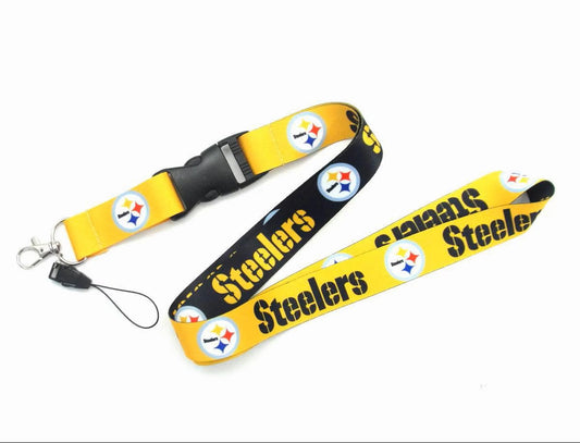 NFL Team Reversible Lanyard with Detachable Clip/Key Ring
