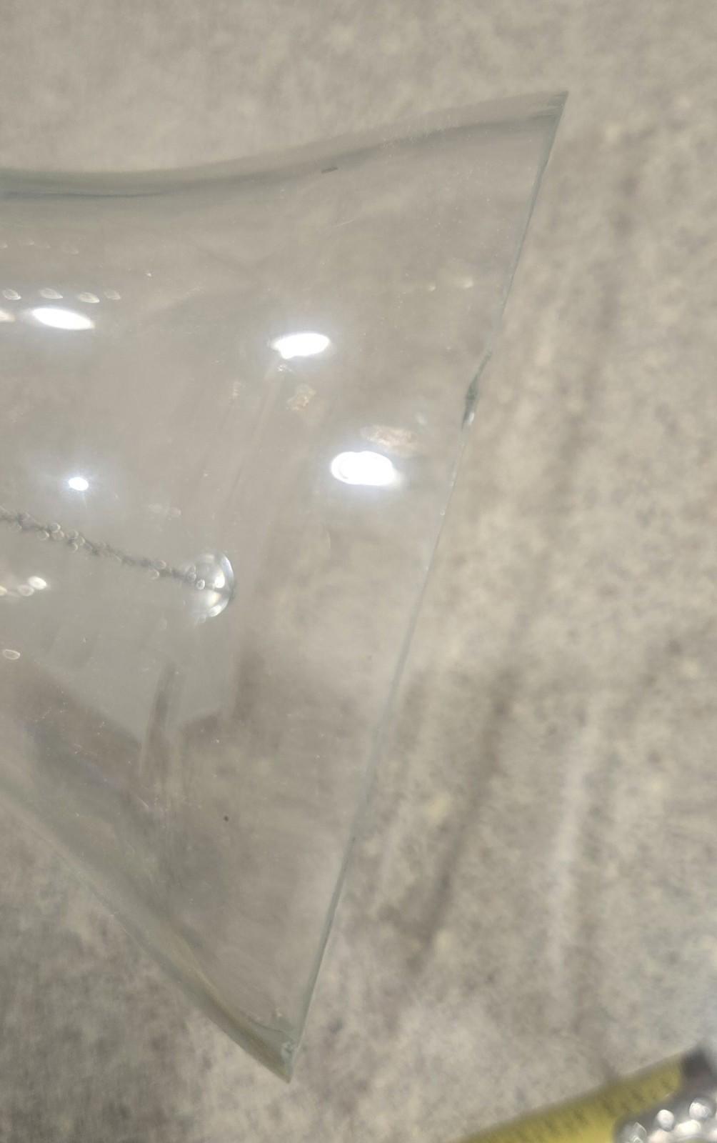 Large Maybe Crystal Bell Pirate Ship Etched Bell