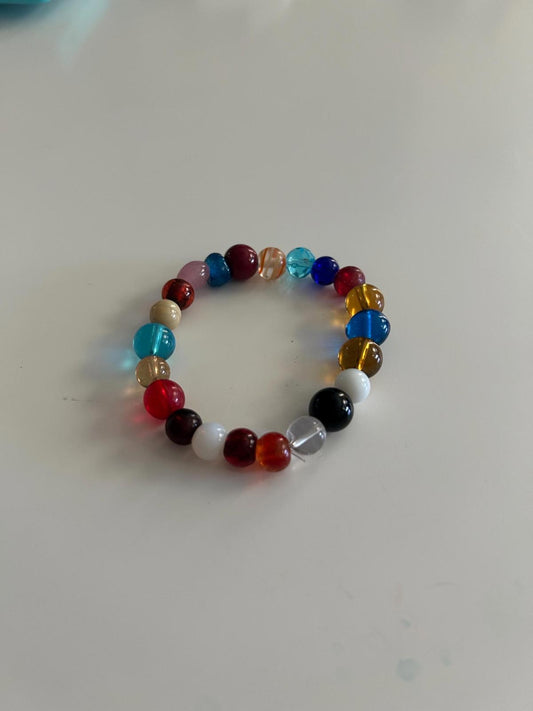 Vibrant Multicolored Beaded Bracelet