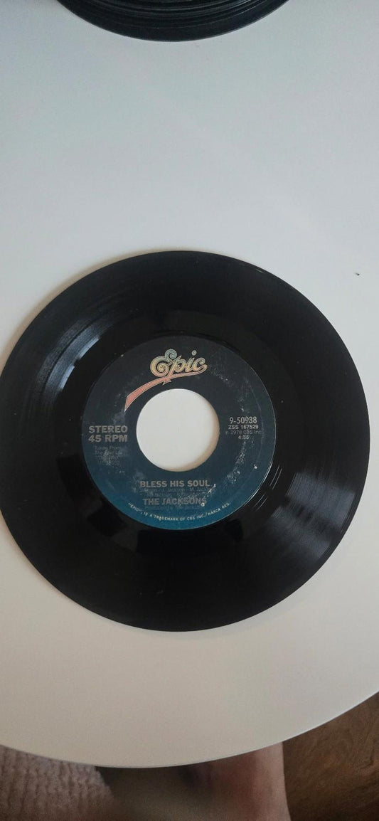 7-inch 45 RPM Vinyl "Bless His Soul" "Lovely One" by The Jacksons