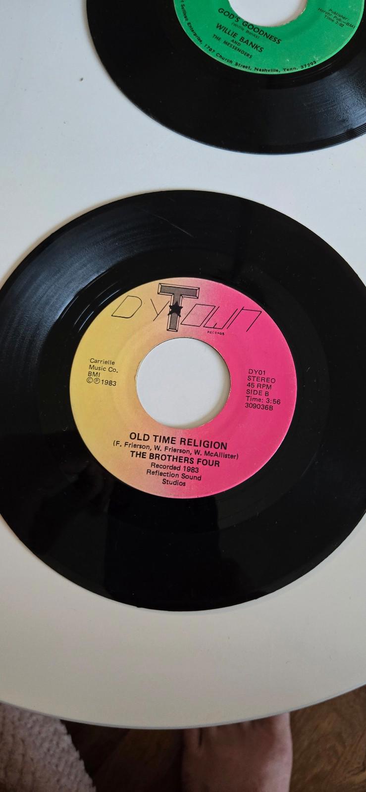 7-inch 45 RPM Vinyl That's What He Done For MeOld Time ReligionThe Brothers Four