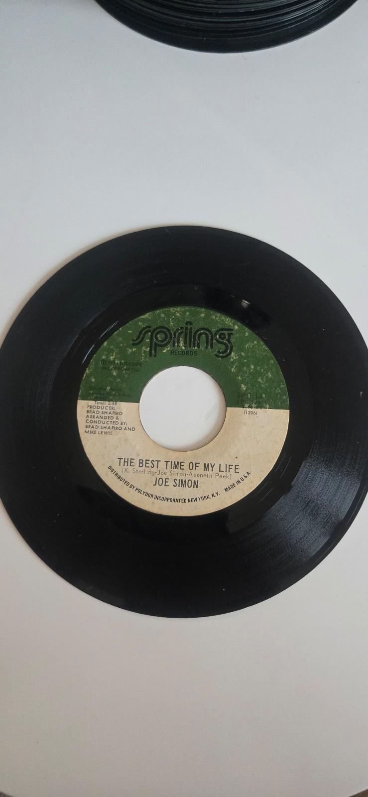 7-inch 45 RPM Vinyl Record "The Best Time Of My Life" "What We Gonna Do Now"