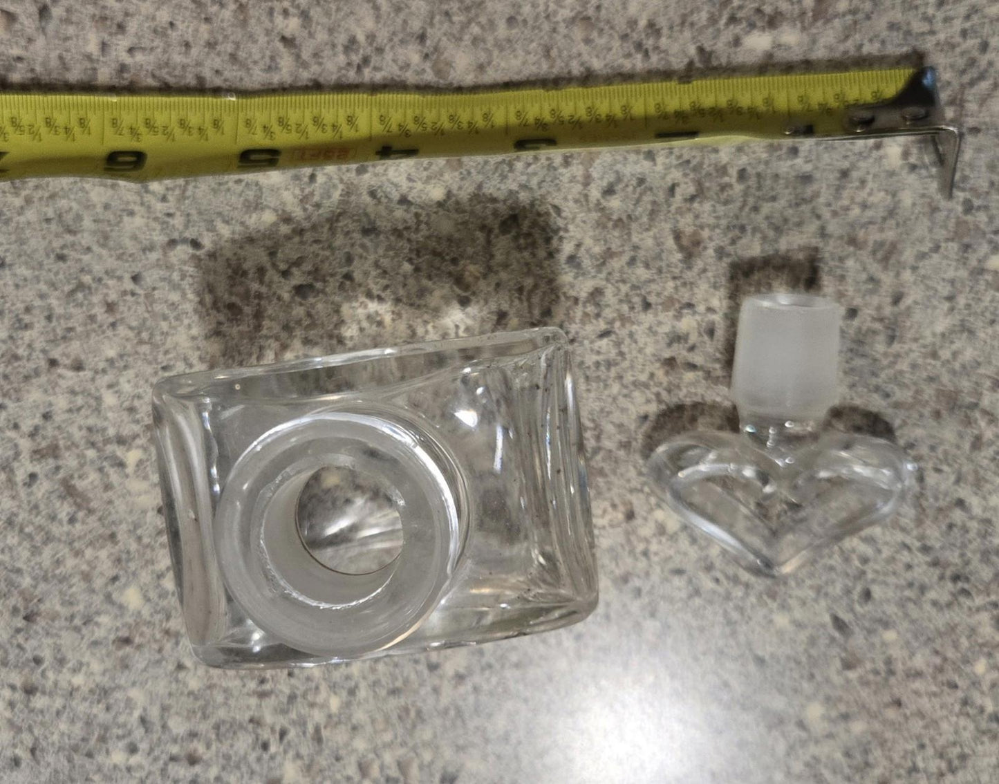 Vtg Baccarat L'Heure Bleue Fragrance Perfume Crystal Bottle W/ Topper Matching Engraved Production Numbers