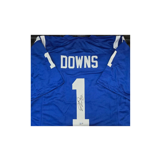 Autographed Josh Downs Indianapolis Colts Football Jersey Hologram