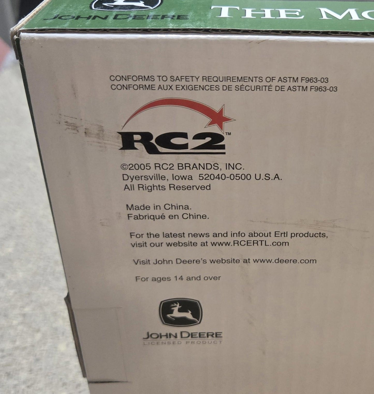 John Deere ERTL Model 4430 Diesel Farm Tractor 60th  1 Edition Precision Key