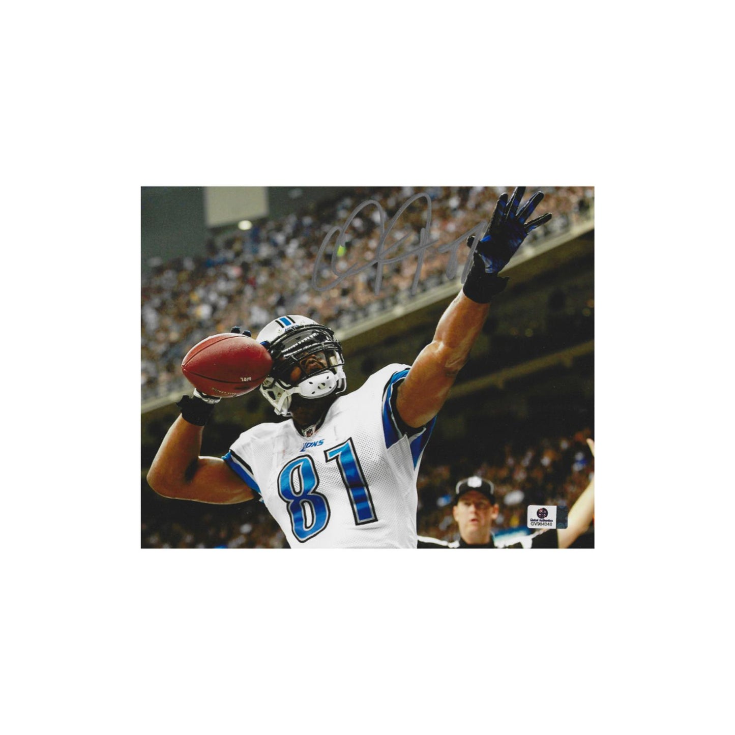 Calvin Johnson Detroit Lions Autographed 8x10 Photo With COA