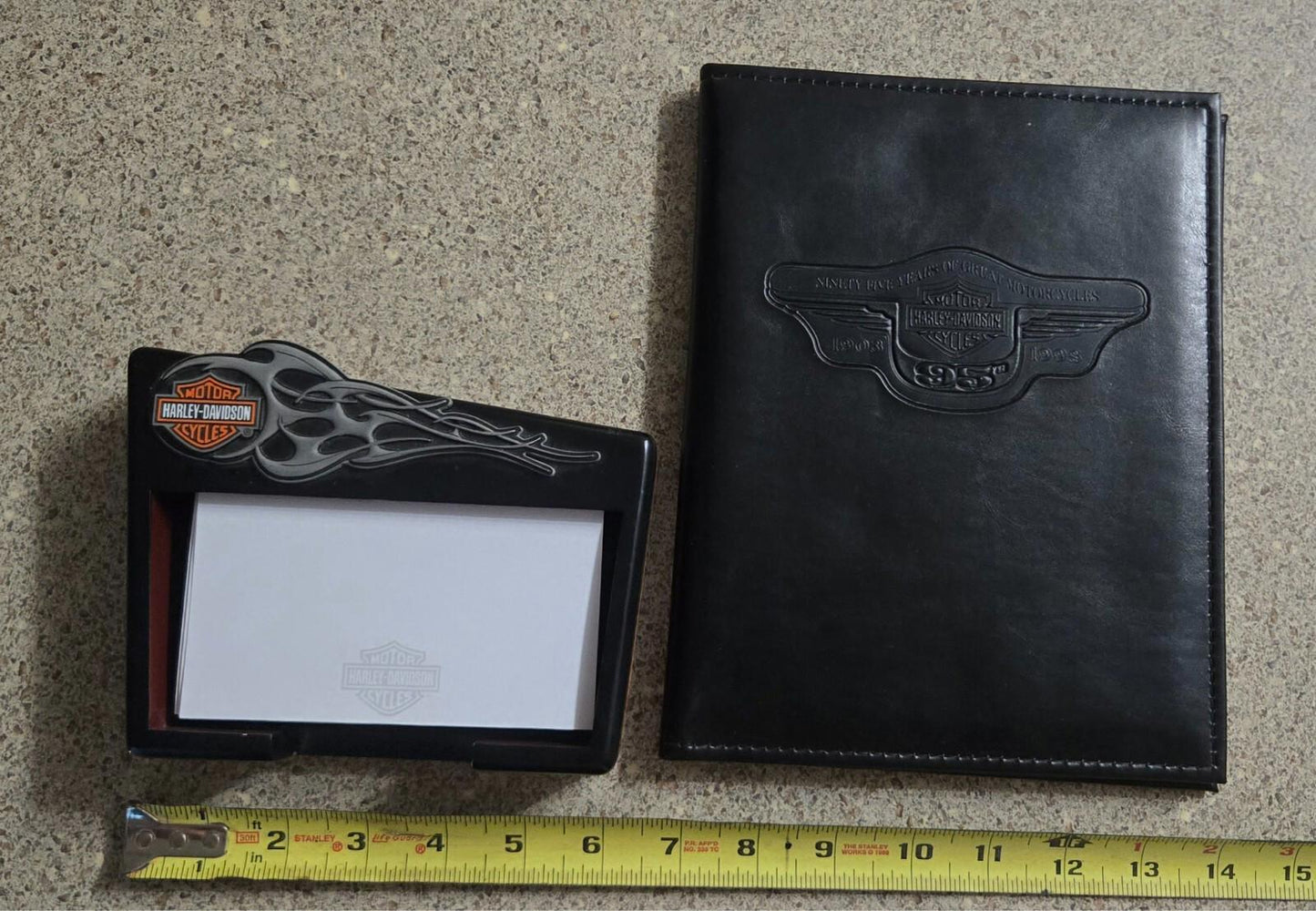 Harley Davidson 95th Anniversary Collectible Tour Log  Photo Albm & Note Holder