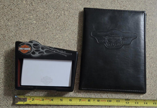 Harley Davidson 95th Anniversary Collectible Tour Log  Photo Albm & Note Holder